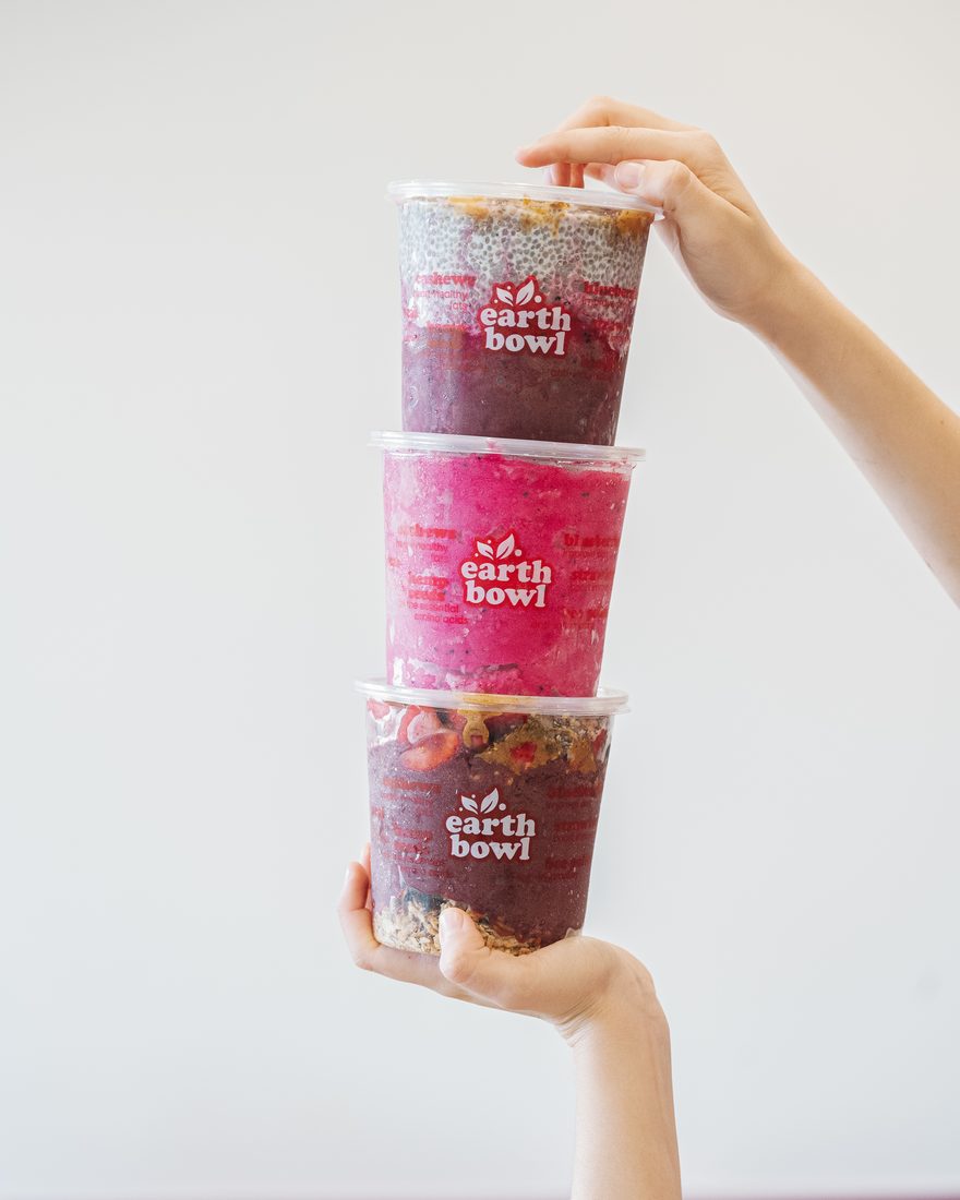 Stacked Earth Bowl cups
